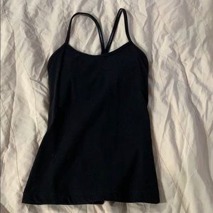 Lululemon tank top black size 2